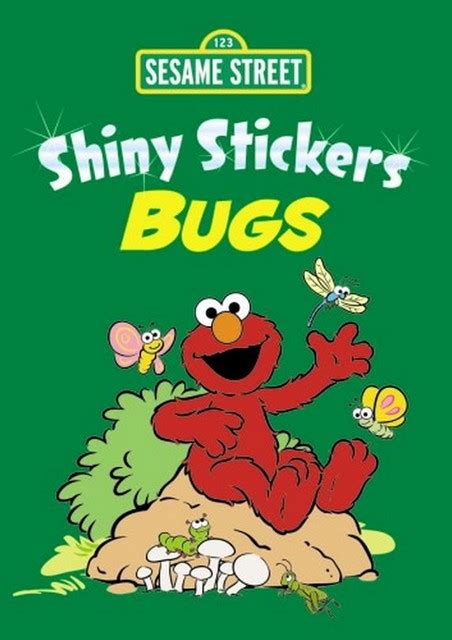 Sesame Street Bugs Shiny Sticker Set 14 Stickers