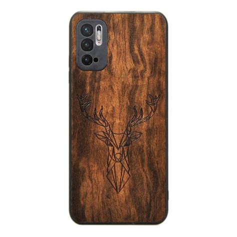 Drewniane Etui Xiaomi Redmi Note G Jele Imbuia Forestzone