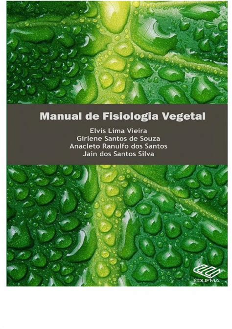 Pdf Manual De Fisiologia Vegetal Dokumen Tips