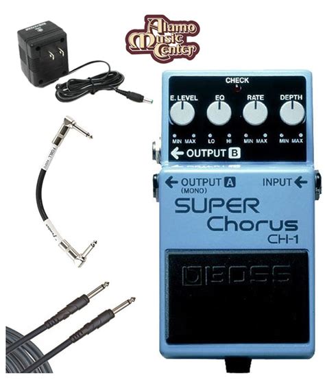 Guitar Pedals & Effects | Boss | Boss CH-1 Super Chorus Pedal Bundle ...