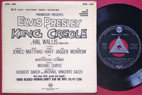 Nostalgipalatset Elvis Presley King Creole Vol Tysk Ep