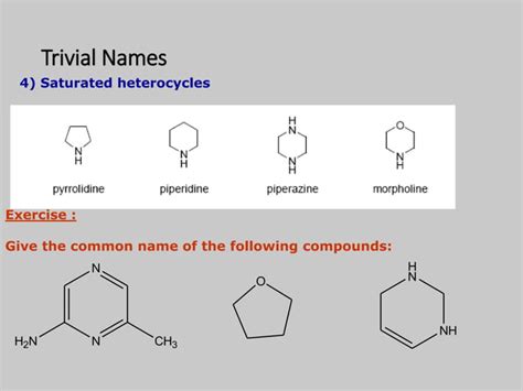 Nomenclature Of Heterocyclic Compound Ppt