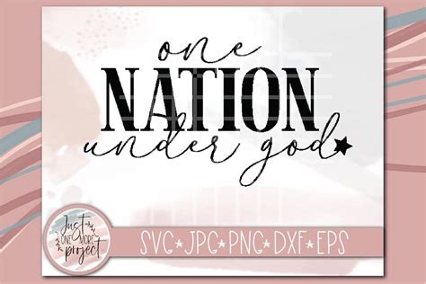 One Nation Under God Svg One Nation Svg Under God Svg Th Etsy