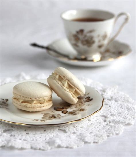 Beautiful Vanilla Macarons French Vanilla Coffee Macaroons Macaron