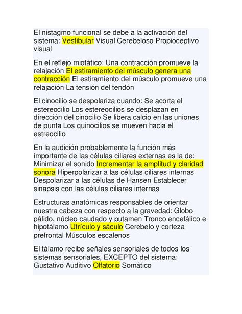 Fisio Parcial II TE PUEDE AYUDAR PARA REPASAR ALGO DE LA MATERIA El