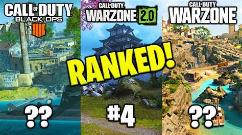 Every Warzone Resurgence Map Ranked Worst To Best Youtube