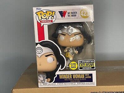 New Funko POP Wonder Woman White Lantern 423 Vinyl Figure EE Exclusive