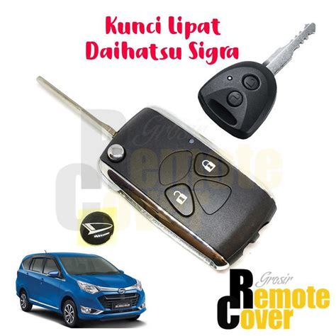 Jual Casing Kunci Lipat Flip Key Rumah Kunci Daihatsu Sigra Ayla