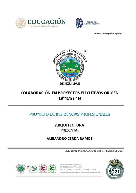 PROYECTO DE RESIDENCIAS PROFESIONALES By ALEX CR Issuu