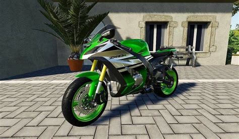 Kawasaki Ninja Zx R For Fs Farming Simulator Mod Ls