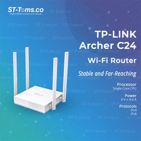 Jual Tp Link Archer C24 Ac750 Dual Band Wi Fi Router High Speed Wi Fi