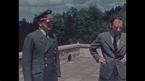 WW2 Adolf Hitler On Terrace At Berghof Stock Video Pond5