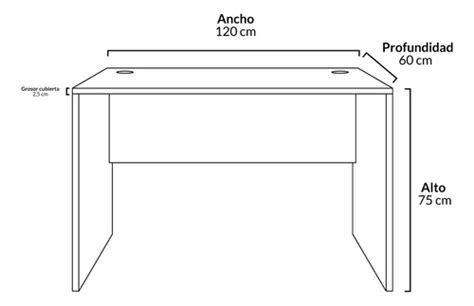 Mesa Oficina Escritorio Melamina X Form Color Wengu Gris Cuotas