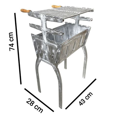 Actualizar Imagem Churrasqueira De Aluminio Fundido Desmontavel