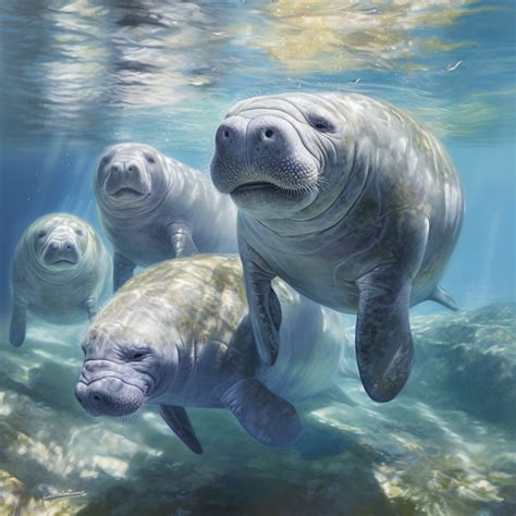 manatees cousins   sea unpacking  manatees  humans