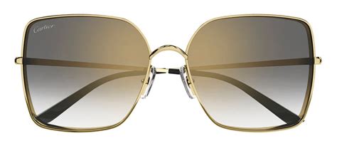 Cartier Ct0299s 001 Oversized Square Sunglasses