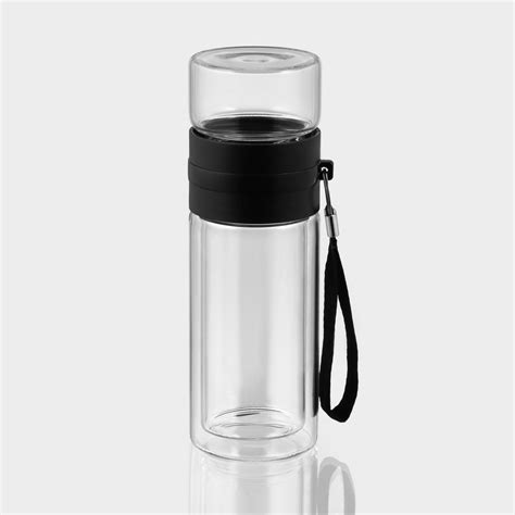 Термос стеклянный, заварник чайный «На ходу», 250 мл, h=19 см, с ...