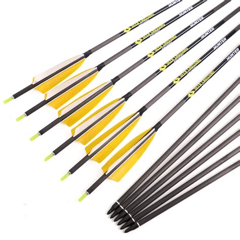 6-12pc Archery Pure Carbon Arrows – The Mountain EXP