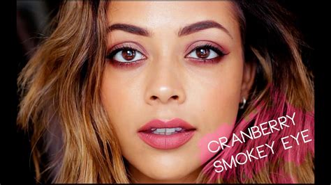 CRANBERRY SMOKEY EYE TUTORIAL Itslinamar YouTube