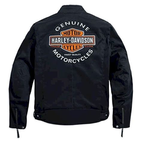 02 Harley Davidson Rally Textile Riding Jacket 98163 17em