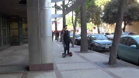 Justin Bieber Rolls Up To Power 106 In California On A Hoverboard