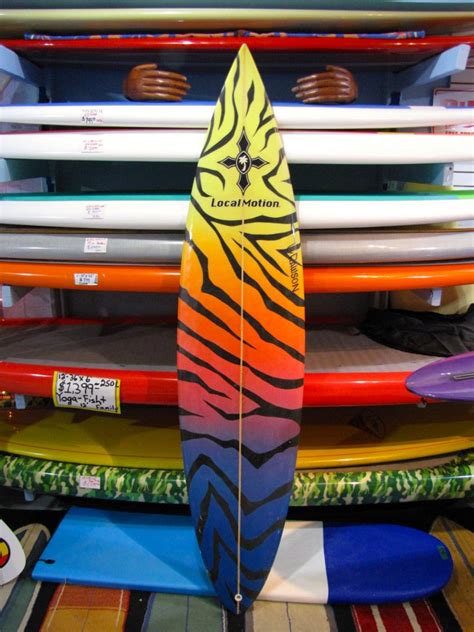 Local Motion Pat Rawson Vintage Surfboard Island Trader Surf Shop