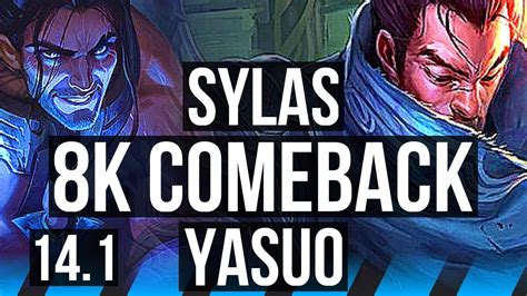 SYLAS Vs YASUO MID Comeback Legendary 19 5 10 NA Master 14 1