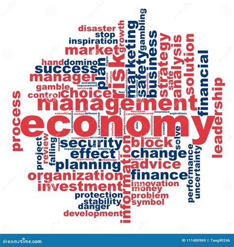 Economy Word Cloud Stock Illustration Illustration Of Wordcloud