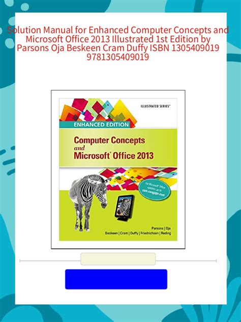 Full Solution Manual For Enhanced Computer Concepts and Microsoft ...