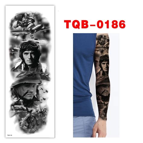 Tattoo Sticker Waterproof Long Lasting Large Arm Sleeve Tattoo