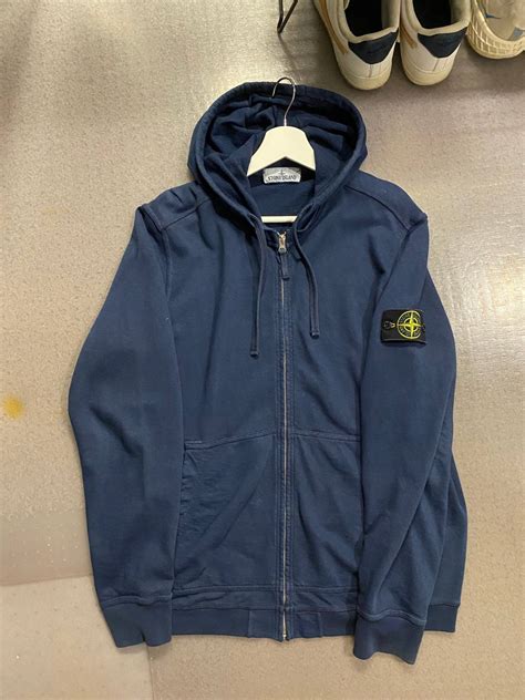 Stone Island Stone Island Zip Up Hoodie Grailed