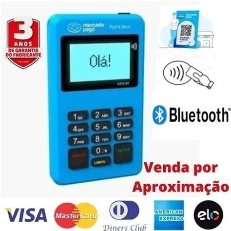 Máquina De Cartão Débito E Crédito Point Mini Mercado Pago Mercadolivre