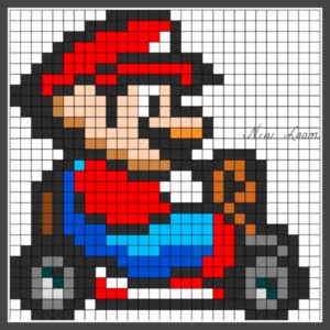 pixel art mario a imprimer 31 Idées et designs pour vous inspirer en