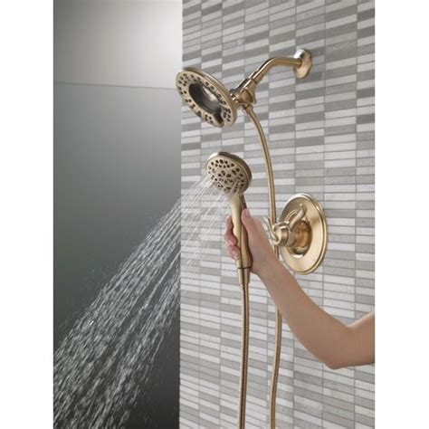 T17294 SS I RB I I Delta Linden 17 Series Dual Function Shower Faucet