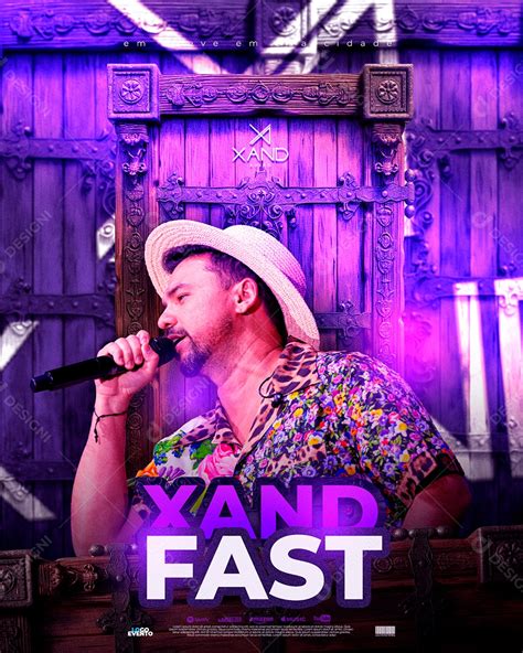 Flyer Xand Fast Feed Social Media PSD Editável download Designi