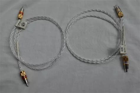 RUSS ANDREWS KIMBER Kable KCAG 1m Pair RCA HiFi Interconnect Cables