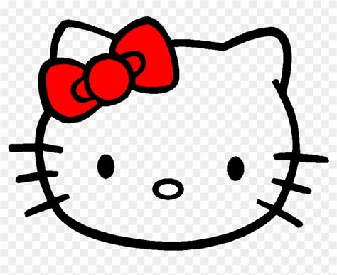 Hello Kitty Red Bow Clipart