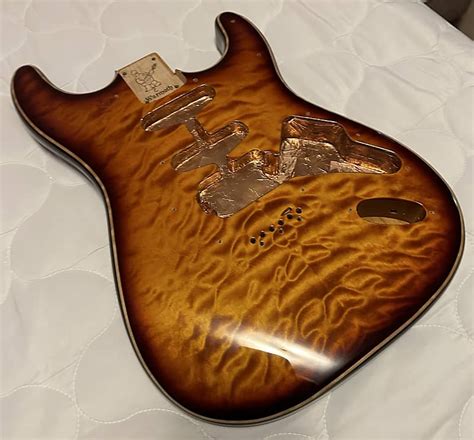 Warmoth Stratocaster Body 2021 Tobacco Burst Reverb