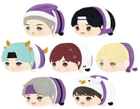 駿河屋 全7種セット 「bts防弾少年団 もちもちマスコット Tiny Tan Vol3 Purple Holidays Ver