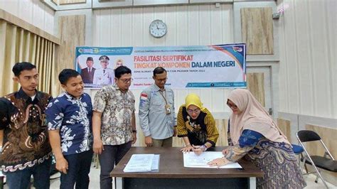 Disdaging Tanjungpinang Fasilitasi Pelaku Ikm Dapat Sertifikat Tkdn