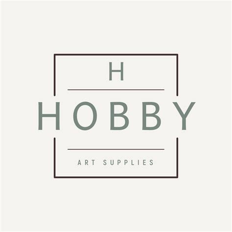 Hobby, Art Supplies Logo | Creador de logos, Logotipos, Logotipo artístico