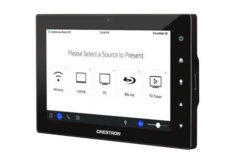 Crestron Tsw B S Touch Screen Black Smooth Proud Audio Visual