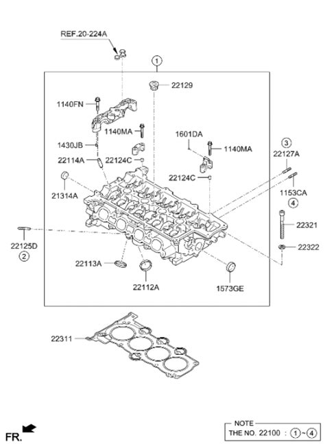 Cylinder Head 2012 Hyundai Accent