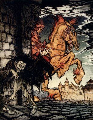 Metzengerstein By Edgar Allan Poe By Arthur Rackham