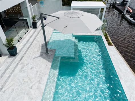 Platinum Travertino Porcelain Pool Tiles Pavers And Pool Coping Tiles