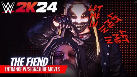 Let Me In WWE 2K24 The Fiend Bray Wyatt S WrestleMania Entrance Vs