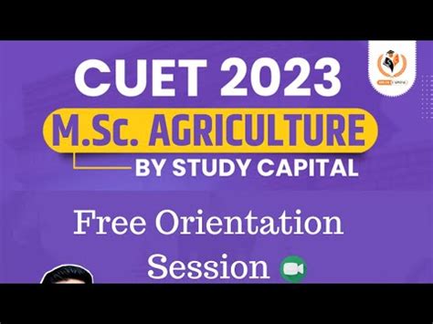 CUET MSc Ag Preparation 2023 CUET MSc Agriculture Paper Pattern