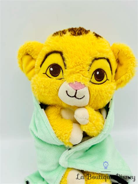 Peluche Simba Le Roi Lion Disney Lion Couffin Couverture Verte Cm