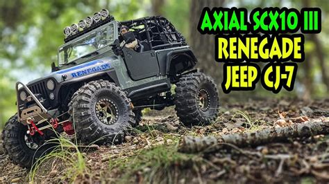 Crawlin Jeep Renegade Cj Axial Scx Iii Subscribe