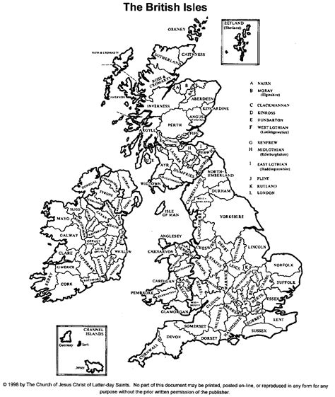 Map of The British Isles • FamilySearch